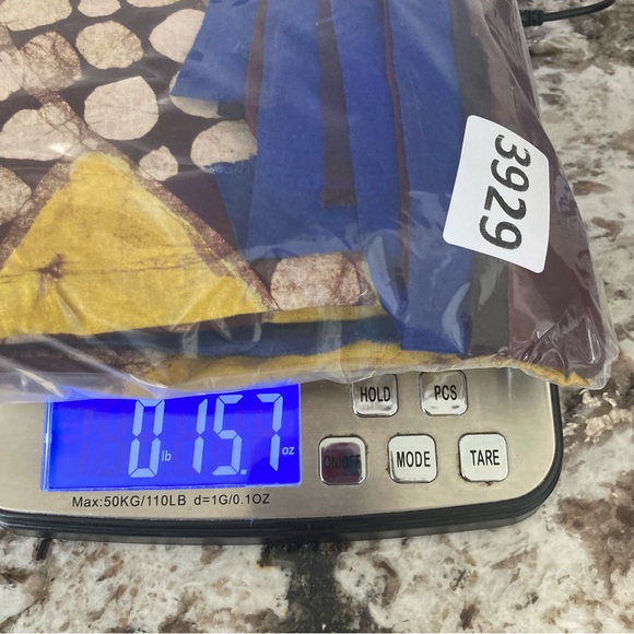 African wax print handmade batik fabric wall hangings lot of 3 - 33” x 45” - Picture 14 of 14